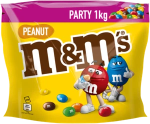 M Et M Boutons de Chocolat Cacahuètes De Lait Entier au Chocolat 1000g - Bild 1 von 1