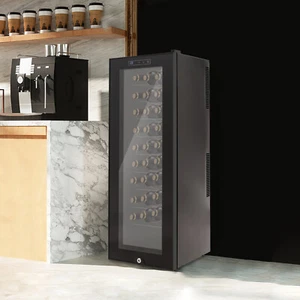 9-Regalen Weinkühlschrank Freistehender Weinkühlschrank Weinkühlschrank 90L - Bild 1 von 18