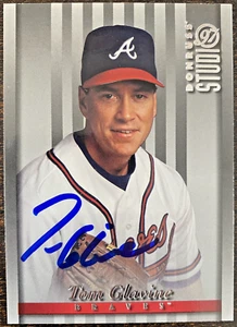 Tom Glavine Signed Autographed 1997 Donruss Studio HOF Atlanta Braves - Picture 1 of 1