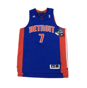 Neu Adidas L Brandon Knight handsigniertes Detroit Pistons Basketball Trikot blau - Bild 1 von 10