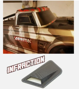 Window Air Intake Cooling Scoop for Arrma Infraction 6s BLX 1/7 Scale - Picture 1 of 3