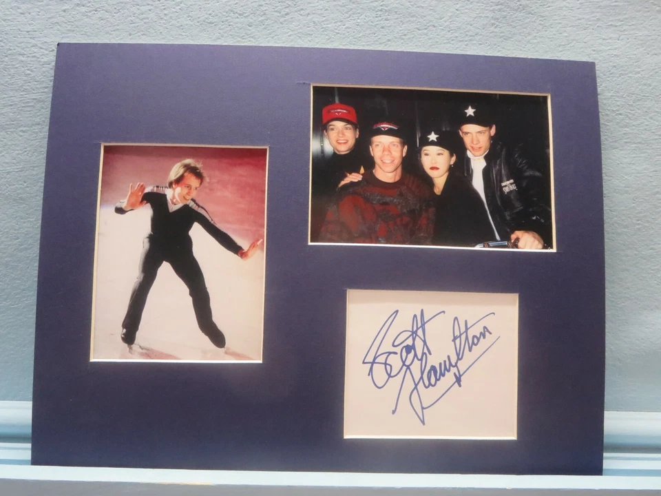 Scott Hamilton gana el oro en los Juegos Olímpicos de Invierno de 1984 y su autógrafo Foto 1 de 2