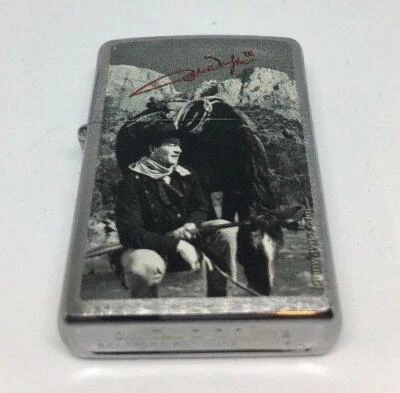 🇺🇸RARO Zippo John Wayne El Duque💨🔥Encendedor a prueba de viento Colección de coleccionistas Foto 1 de 4
