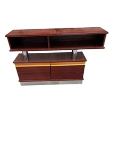 Barschrank 80er Jahre Vintage Mahagoni - Bild 1 von 9