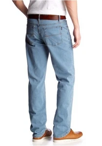 Arizona Herren Stretch Jeans 5-Pocket-Form Light Blue Niedrig - W30 NEU - Picture 1 of 1