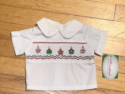 Camisa Navidad Sir John by Rosalina Calada Talla 3 meses NUEVA CON ETIQUETAS Foto 1 de 4
