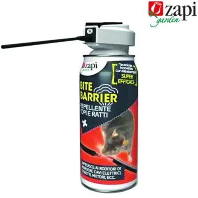 Repellente spray per topi e ratti scaccia topicida zapi ml. 400 - Immagine 1 di 2