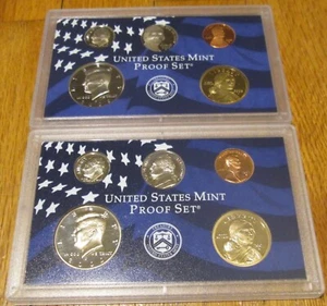 2001 2002 Partial Proof Set Sacagawea $ Dollar U.S. Mint Plastic slab No Box/COA - Picture 1 of 4