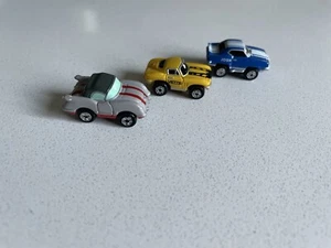 1986 Micro Machines Lot of 3 - Blue Camaro 1955 Corvette Coupe & Yellow Corvette - Picture 1 of 6
