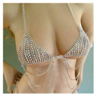 Luxury Tassel Crystal Body Chain Bikini Set Rhinestone Top Panty Gypsy Jewelry