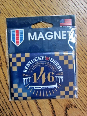 KENTUCKY DERBY 146th MAGNET-THE RACE THAT NEVER HAPPENED- MAY 2 2020-NEW IN PKG! - Imagem 1 de 2