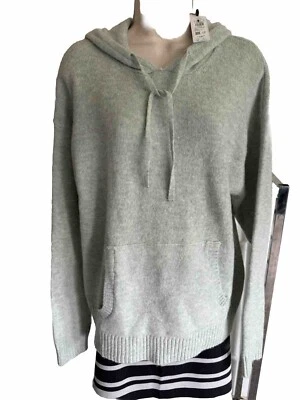 NEW Garage So Soft Pullover Sweater Hooded Hoodie Muffler Pocket Mint Green PS - Image 1 of 4
