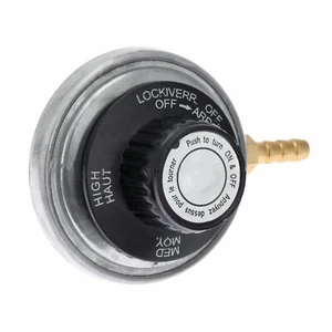 Low Pressure Gas Regulator For Valve Adjustable Propane Tank Connection Kit - Foto 1 di 13