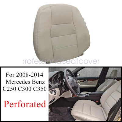 Cubierta de asiento superior del conductor bronceada para Mercedes Benz C250 C300 C350 W204 2008-2014 Foto 1 de 4