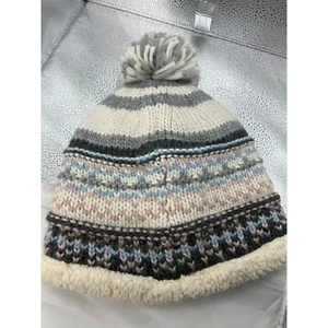 Cappello Berretto Lands End con Pom Pom Sci Invernale Taglia Unica Nuovo senza etichette - Foto 1 di 4