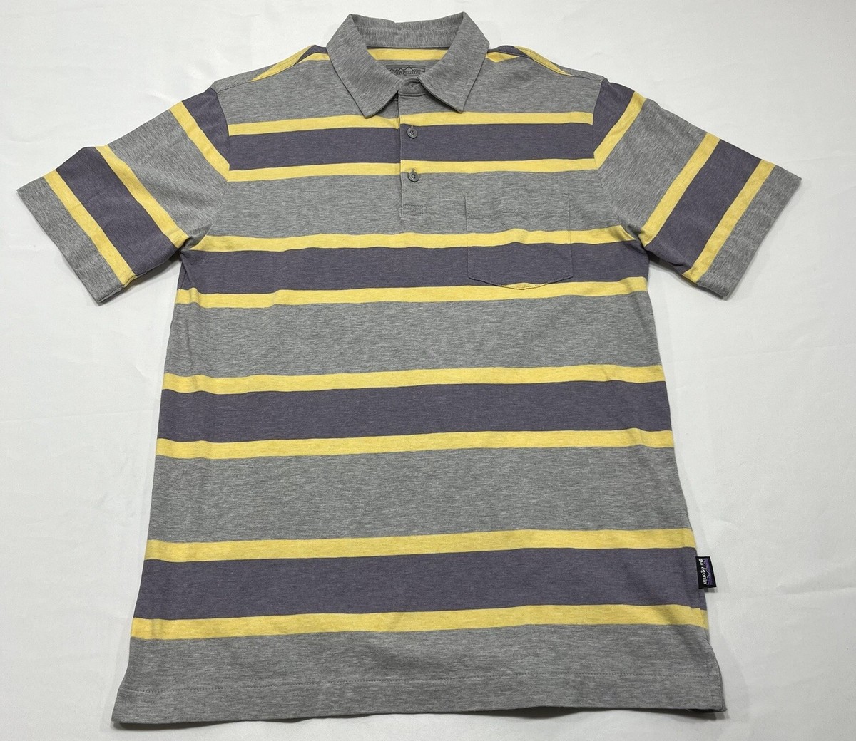 トップス Patagonia Striped Short Sleeve Shirt Patagonia Blue Striped Shirt Short Sleeve Button Down Beachy