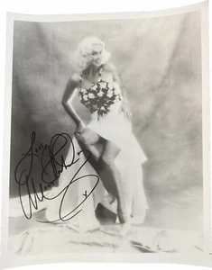Raro Mamie van Doren, símbolo sexual legendario firmado 8X10 foto, bomba rubia - Imagen 1 de 3