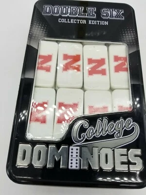 Nebraska Cornhuskers Huskers College Dominoes Double Six Collectors Edition  - Image 1 of 2
