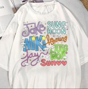 Cute Enhypen Members Name Shirt, Enhypen Kpop Shirt - Picture 1 of 1