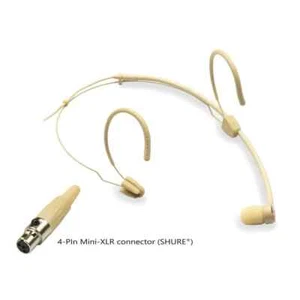 SOUNDSATION Bogenmikrofon XLR 4polig beige Animatoren Schauspieler Moderatoren etc - Bild 1 von 5