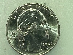 ERROR 2023 D Jovita Idar Women's Quarter Reads “IN COD WE TRUST” Denver - Picture 1 of 3
