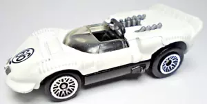 1997 HOT WHEELS #66 CHAPARRAL 2 WHITE 1:64 DIECAST 2 5/8" RACE CAR W SILVER RIMS - Picture 1 of 6