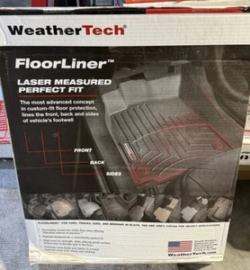 Forro de piso WeatherTech para Chevrolet Silverado 1500 2019-2021 - negro - Imagen 1 de 5