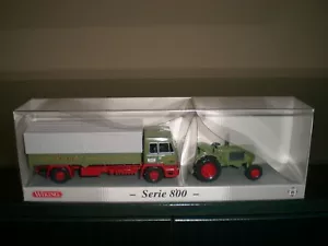 Wiking Büssing BS 16 Deutz Schlepper Traktor L 40 Spedition Wandt PMS Serie 800 - Bild 1 von 3