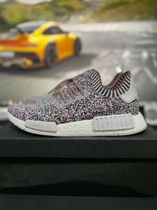 Adidas NMD R1 Primeknit Color Arco Iris Estático BW1126 Talla 9.5  - Imagen 1 de 5