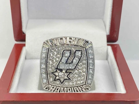 San Antonio Spurs Championship Ring - 2003 Finals Ring - Tim Duncan - Box Cover