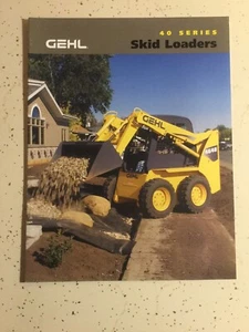GEHL 40 SERIES SKID LOADERS 12 PAGES 2004 Sales Brochure - Picture 1 of 8