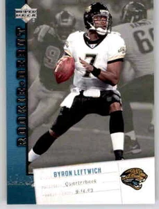 2006 Upper Deck Rookie Debut Byron Leftwich NFL Insert PWE UD Jaguars #45 - Bild 1 von 2