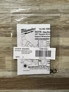 Genuine Milwaukee 14-46-1005 3/8" Impact Anvil Friction Ring, Clip, O-Ring Kit - Picture 1 of 3
