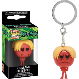 Funko Pocket POP! Keychain Rick and Morty S3 - KIRKLAND MEESEEKS (1.5 inch) -New - Picture 1 of 2