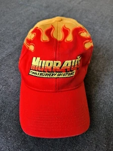 Gorra retro vintage años 70 80 Murrys remolque llamas fuego estampado por todas partes - Imagen 1 de 7