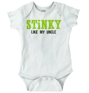 Funny Cute Gift For Nephew Niece Best Uncle Newborn Baby Boy Girl Infant Romper - Picture 1 of 9