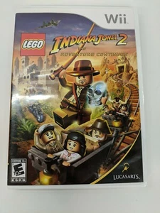 Lego Indiana Jones 2 Adventure Continues (Juego Nintendo Wii) PROBADO EN CAJA - Imagen 1 de 4