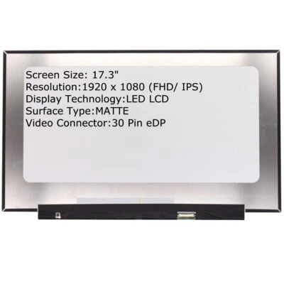 Acer ASPIRE 3 A317-53-5090 17,3" LED LCD Laptop Bildschirm IPS FULL-HD Display Panel - Bild 1 von 4