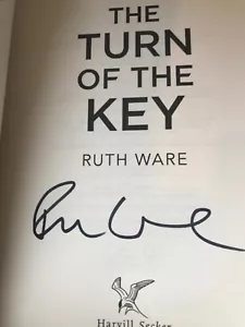RUTH WARE - The Turn Of The Key SIGNED EXCLUSIVE 1/1 Hb - 2019 + SIGNED FLYER - Picture 1 of 5