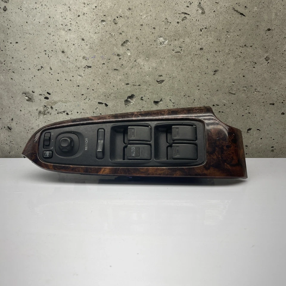2001-2006 Acura MDX Master Window Switch OEM Multi Button Assembly Wood Grain - Image 1 of 4