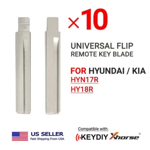 10x Flip Remote Key Blades for Xhorse and Keydiy For KIA Hyundai HYN17R /HY18R - Picture 1 of 3