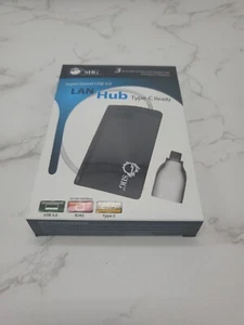SIIG SuperSpeed USB 3.0 LAN Hub - Type-C Ready (JU-H30112-S1) - Picture 1 of 3