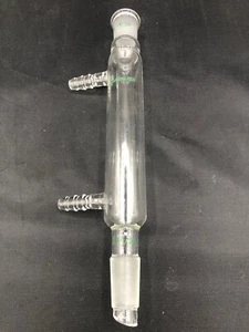 CHEMGLASS Glass 14/20 Outer 14/20 Inner 110mm Jacket West Condenser CG-1220-20 - Picture 1 of 8