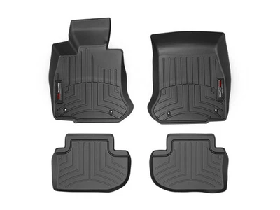 Forro de piso WeatherTech para BMW 640i 2013-2019 - primera y segunda fila, negro Foto 1 de 4