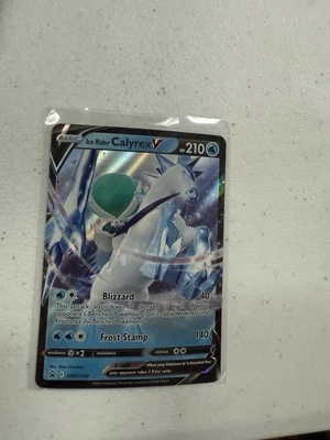 Ice Rider Calyrex V SWSH130 SWSH: Sword & Shield Promo Cards Holo - Image 1 of 2