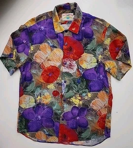 Vintage Jams World Hawaiian Shirt Men Medium Collectors Edition 30th Anniversary - Picture 1 of 14