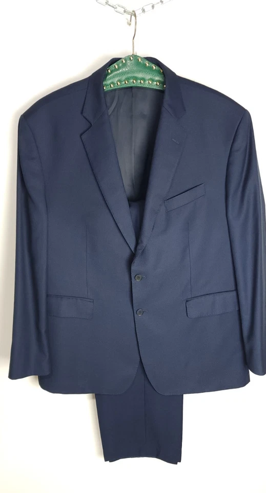 Charles Tyrwhitt Classic Fit Traje 48R / 42W / Azul Oscuro Lana Blazer... - Imagen 1 de 4