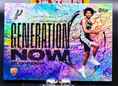 Dylan Harper 2025-26 Topps Basketball Silver Sparkle Generation Now RC #GN-2 - Image 1 of 3