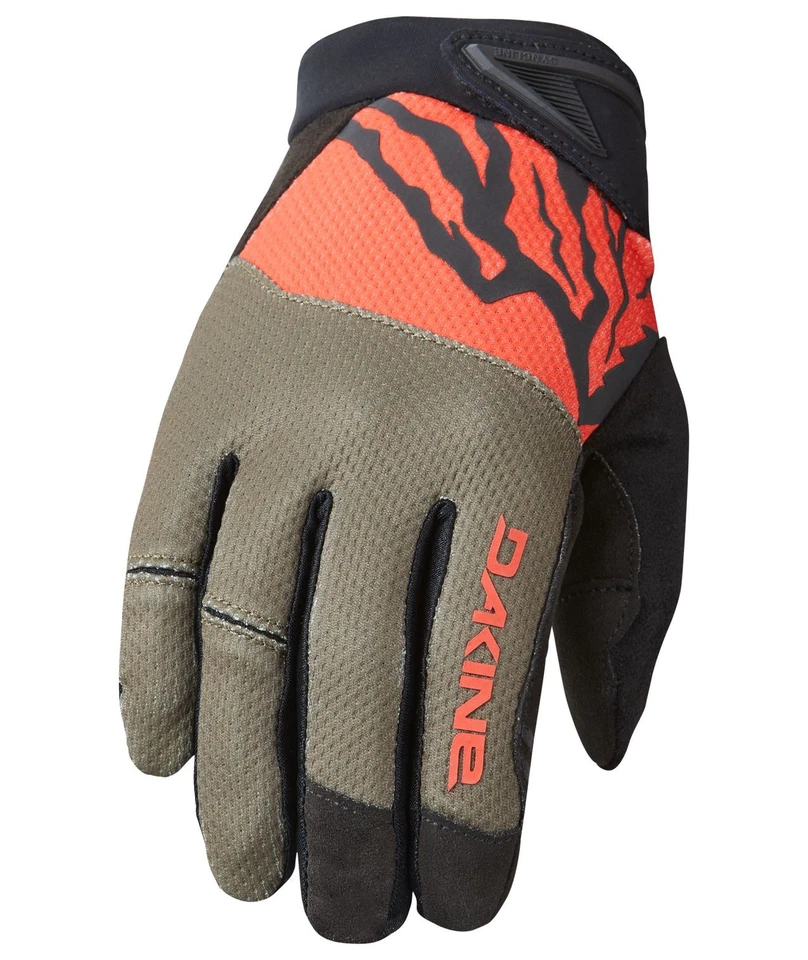 Dakine Syncline Gel Men's Bike Gloves, Dark Olive, Small - Image 1 of 1