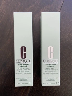 2 Clinique Even Better Clinical Radical Dark Spot Corrector + Interrupter .34oz - Image 1 of 4